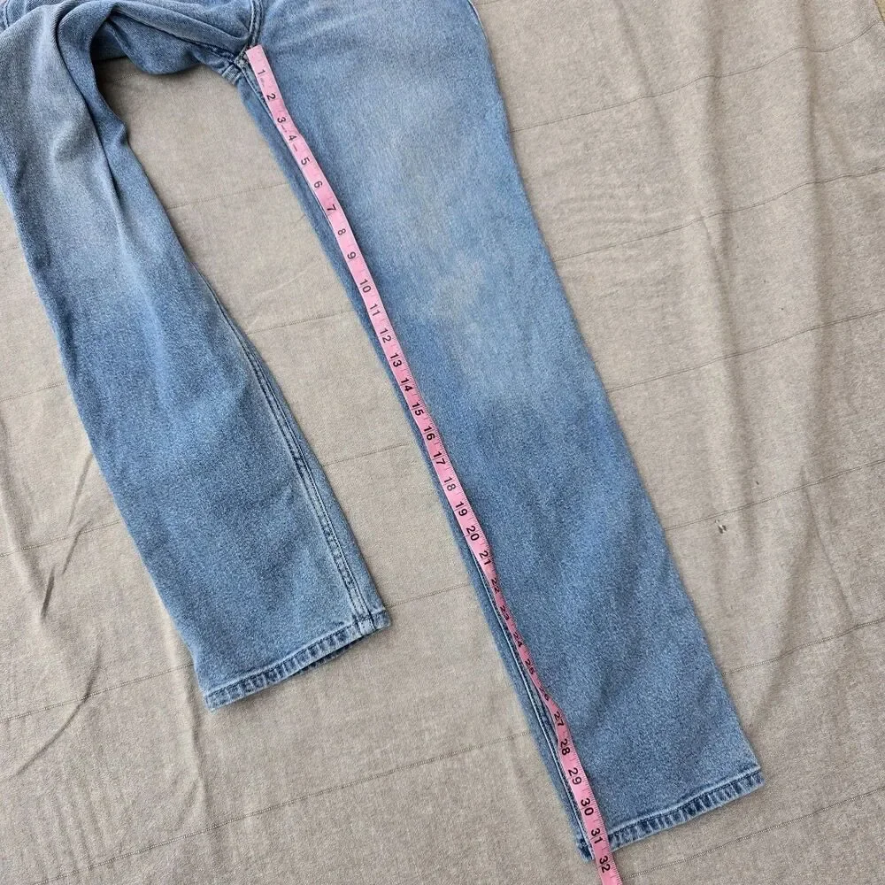 Women’s Hollister Curvy Ultra High-Rise Straight Leg Denim Jeans Size 000L W23L - Picture 7 of 7